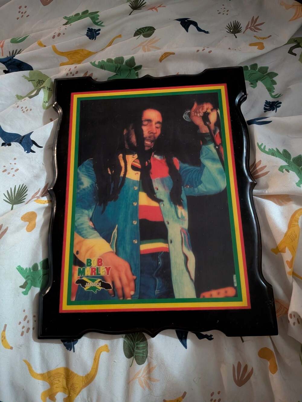Vintage Bob Marley Framed Wall Art Plaque